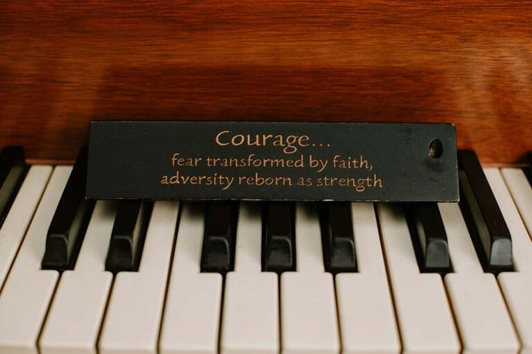 fear transformed by faith, adversity reborn as strenght